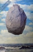 René Magritte ‘The Castle of the Pyrenees’ Colour Poster / Print depicts famous floating rock