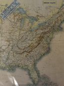 19th Century Maps of United States of North America 63 x 43cm together with United States 49 x