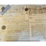 East India Company - Impressive Documents Being An Arrest Warrant For Several Named Dacoits (