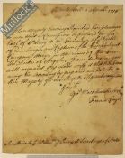 War of Spanish Succession. Whitehall 6 April 1714. Secretary of States Letter appointing George