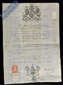 *WITHDRAWN* 1894 British Passport - for travelling on the continent, with official stamps, printed