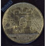 Opening of The Liverpool To Manchester Railway 1830 Scarce commemorative medallion - in white metal.