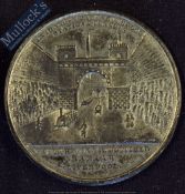 Opening of The Liverpool To Manchester Railway 1830 Scarce commemorative medallion - in white metal.