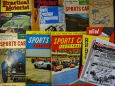 Collection of Motoring Publications to include Sports Cars Illustrated Volume 1 No. 1, No. 2, No. 4,