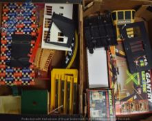 Quantity of Scalextric/Slot Car Accessories to include a good selection of track, stadia, buildings,