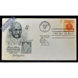 India – Mahatma Gandhi - American first day cover dated January 26th 1961 - celebrating Gandhi ‘