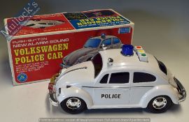 Made in Japan Battery operated ‘Volkswagen Police Car’ in white, appears in good condition with