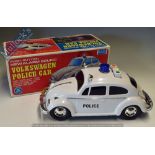 Made in Japan Battery operated ‘Volkswagen Police Car’ in white, appears in good condition with
