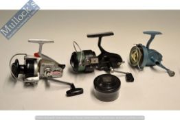 Fishing Reels - Collection of various fixed spool reels to include Mitchell 300S c/w spare spool;