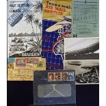 Graf Zeppelin Collection - 1929 To 1936 Of 7 Items. “Round The World Flight” 1929 - A postcard