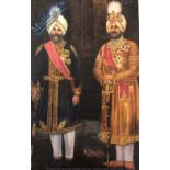 India & Punjab – Painting of Maharajah of Patiala - A vintage portrait of Maharajah Bhupinder