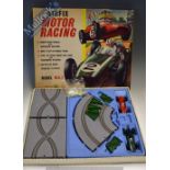 Airfix Motor Racing Model M.R.7 pattern No 4999, with Cooper and Lotus cars, track and parts