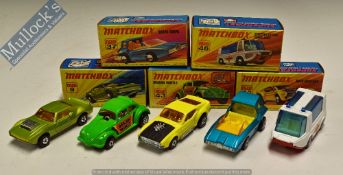 Matchbox Superfast 1970s Models to include 9 AMX Javelin, 37 Soopa Coopa, 43 Dragon Wheels, 44