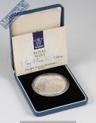 1990 Royal Mint 50th Anniversary of Battle of Britain medallion: .925 Silver medallion 50mm diameter