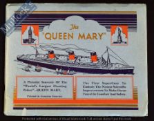 The Queen Mary Publication Published in 1936 The Year of the Maiden Voyage - A very impressive