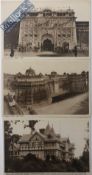 India & Punjab – Postcards of Patiala Three vintage postcards showing the palaces and fort of the