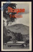 Morgan - The World’s Leading 3 Wheeler Circa 1937 Sales Catalogue - A 4 page sales catalogue
