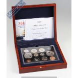 2005 Royal Mint Executive Proof coin Collection: To include Nelson crown, Trafalgar crown, £2