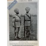 India & Punjab – The Ludhiana Sikhs Original Print 1903 showing havildars of the 15th (Luhiana) Sikh