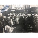 India & Punjab – Maharaja Patiala at Clock Tower Amritsar vintage photographs of the Sikh ruler of