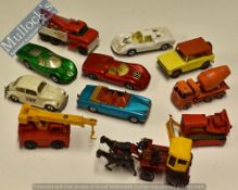 Matchbox Series Selection to include 26 Foden Cement Mixer, 42 Iron Fairy Crane, 16 Case Tractor, 18