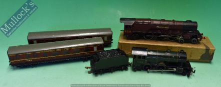 Selection of Diecast Model Trains To include Trix TT 62750 loco and tender, OO Gauge Hornby