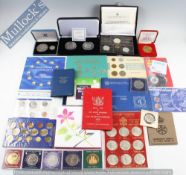 Large Collections of coin sets: To consist of US World Cup 94, US sets, 1981 San Marino, East