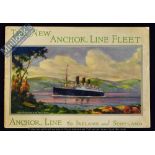 The New Anchor Line Fleet 1920s Publication - An impressive 24 page publication for 20 full page
