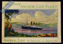 The New Anchor Line Fleet 1920s Publication - An impressive 24 page publication for 20 full page