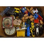 Mixed Selection of Loose Toys to include Dinky Toys Cunningham C-5R, Siku Ford Tractor, Tri-ang Land