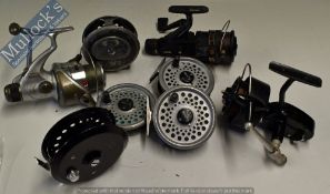 Fishing Reels – Selection of mixed fishing reels to include Mitchell Garcia 306 spinning reel,