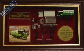 Matchbox ‘Models of Yesteryear’ Limited Edition No.2647 Yorkshire Steam Wagon a framed display