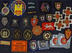 Selection of Shooting Badges - Gold & Silver bullion for various years t6ogether with some US and UK