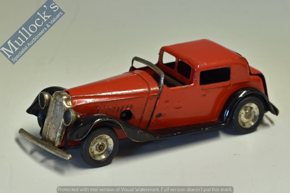 Triang Minic Clockwork ‘Vauxhall Town Coupe’ Toy Car made in England, without box, in good condition