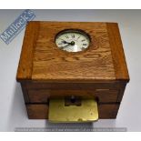 Gledhill-Brook Table Top Time Recorder c.1920s with ‘Gledhill-Brook Huddersfield Eng.’ to centre