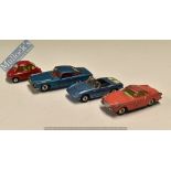 Corgi Toys Diecast Models to include a rare 228 Volvo P-1600 in pink, Ghia L6.4 with Chrysler V8