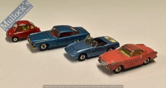 Corgi Toys Diecast Models to include a rare 228 Volvo P-1600 in pink, Ghia L6.4 with Chrysler V8