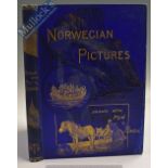 Norway - Norwegian Pictures drawn by Richard Lovell M.A. 1886 Book - A large well illustrated 224