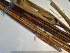 Fishing Rods – Varied Selection of decorative rods for restoration - makers include Hardy, Carter