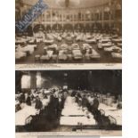 India & Punjab – Sikh Soldiers at Corn Exchange Brighton Two photographic vintage WWI postcards