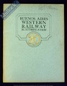 Argentina - Buenos Aires Western Railway Electrification Early 1930s Publication - A large 31 page
