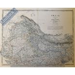 India – c. 19th Century ‘India’ Map of Northern and Southern Sheets by Keith Johnston F.R.S.E