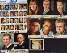 Autographs – Selection of The Bill Signed Photocards to include Jeff Stewart, Paul Usher, Russell
