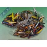 Collection of Assorted Fishing Minnows 150 in total various sizes and variations ready to use