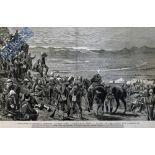 India & Punjab – The Battle of Kandahar (Babi Wali) Woodblock Illustration – the final battle in the