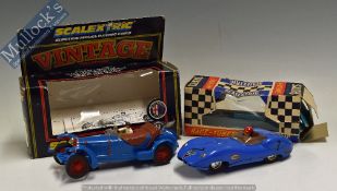Scalextric/Slot Cars Alfa Romeo 2.3 Litre C306 Vintage Collection in blue with No5 decals together