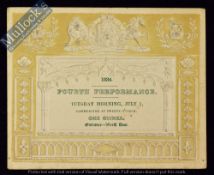 Royal Musical Festival At Westminster Abbey July 1st 1834 One Guinea Ticket - An impressive two
