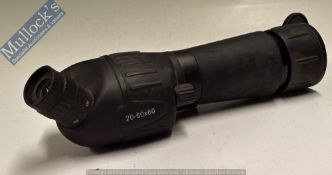 Spotting Scope 20-60x60 no brand mark, comes without stand, appears working, overall A/G condition