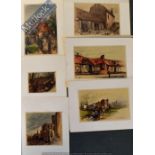 Adolf Hitler Lithographs of Famous Watercolours depicts paintings that were originally produced