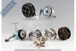 Fishing Reels - Variety of American, European and Foreign fishing reels (7) to include Portage Atlas